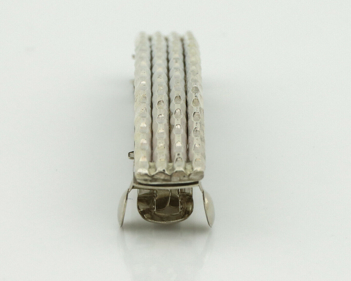 Women's Navajo Hair Clip .925 Silver Handmade Native Artist C.80's