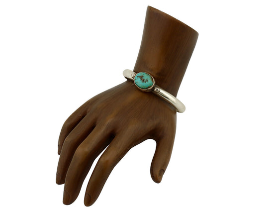 Women's Navajo .925 Silver Turquoise Mountain Native American Artist C.80's