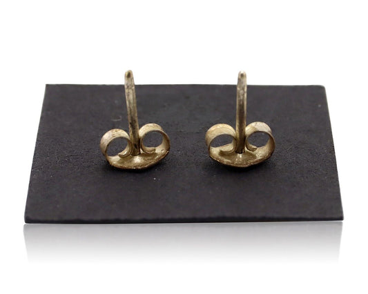 Zuni Earrings 925 Silver Natural Gemstones & Turquoise Native Artist C.80's