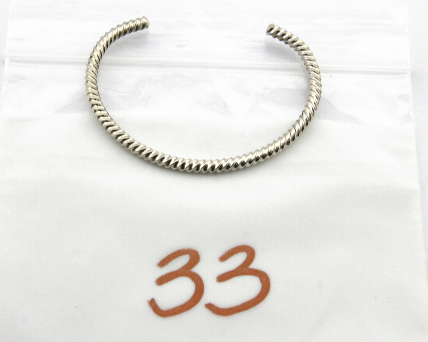 Navajo Handmade Bracelet .925 Silver Handmade Artist TAHE C.80's