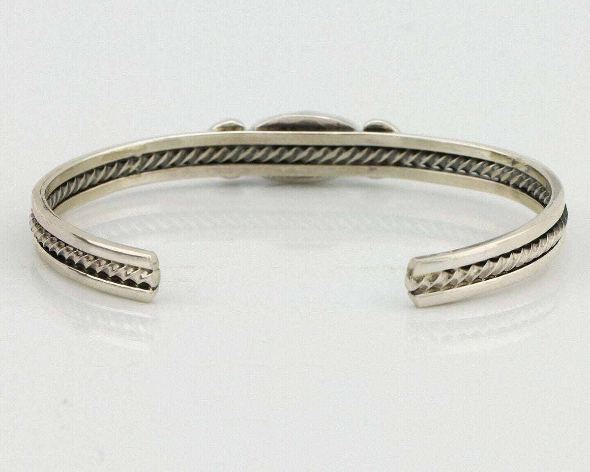Women's Navajo .925 Silver Kingman Turquoise Artist Inca MFG Circa 1990's