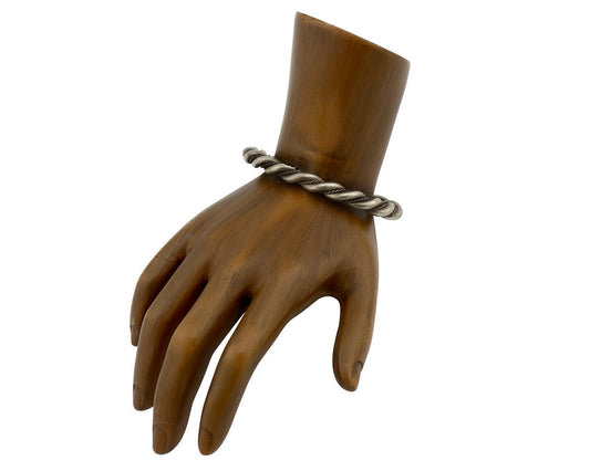 Navajo Handmade Bracelet .925 SOLID Silver Native American Artist Circa 1980's