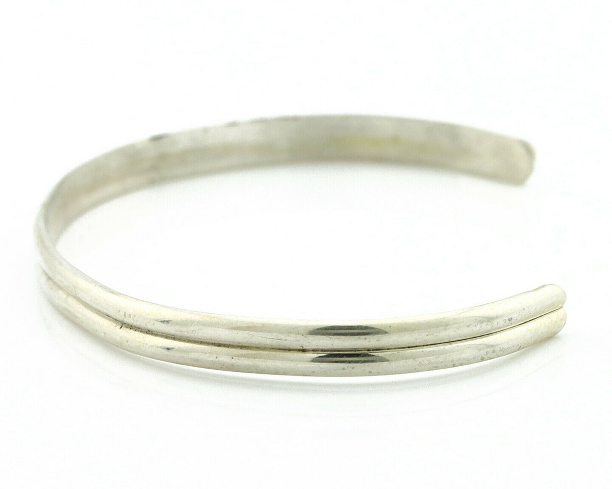 Navajo Toddler Child's Bracelet .925 Solid Silver Native American Artist C.80's