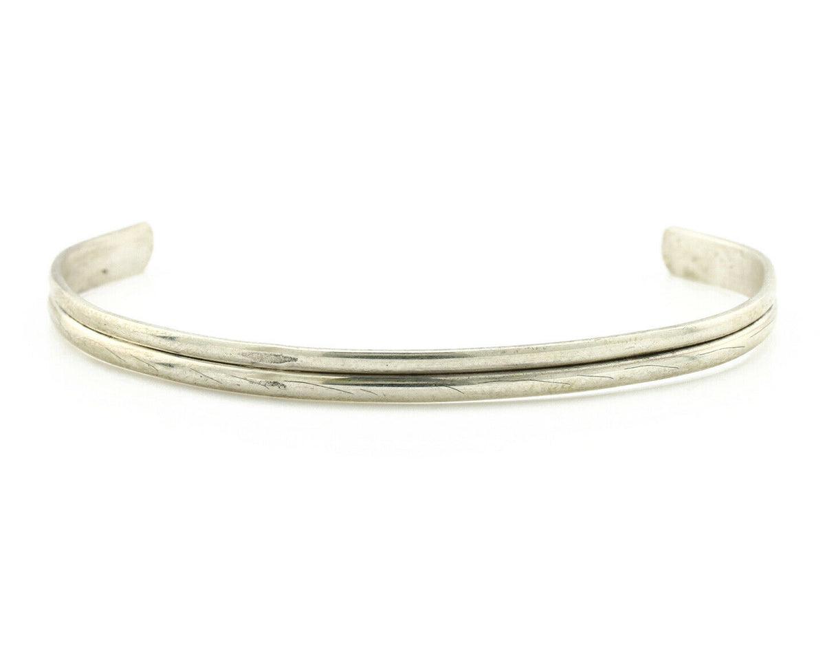 Navajo Toddler Child's Bracelet .925 SOLID Silver Native American Artist C.90's
