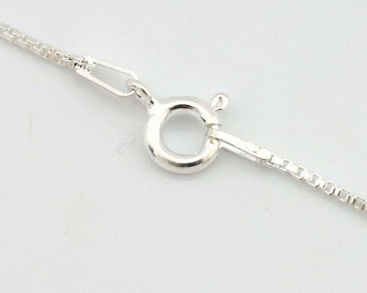 Navajo Necklace .925 Silver Kingman Turquoise Signed Gecko C.1980's