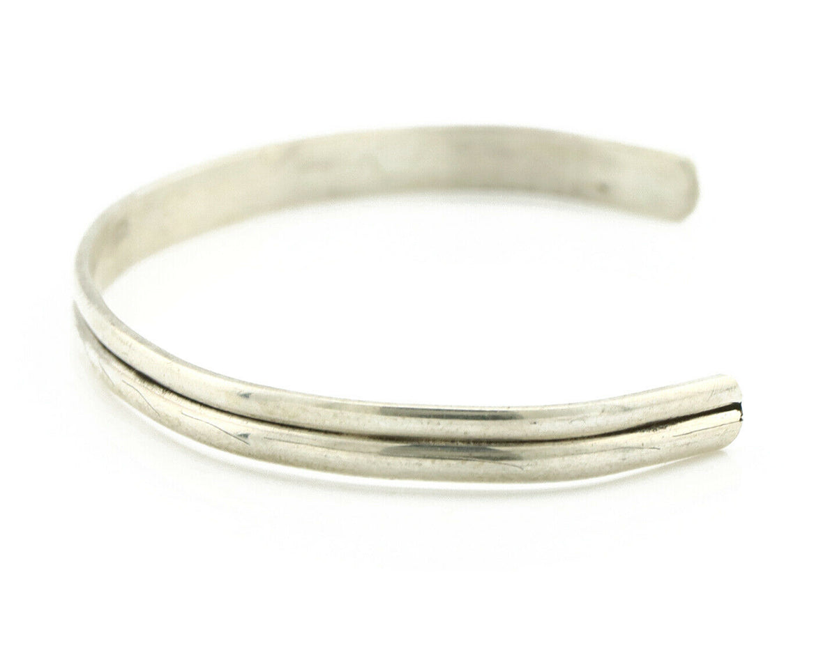 Navajo Toddler Child's Bracelet .925 SOLID Silver Native American Artist C.90's