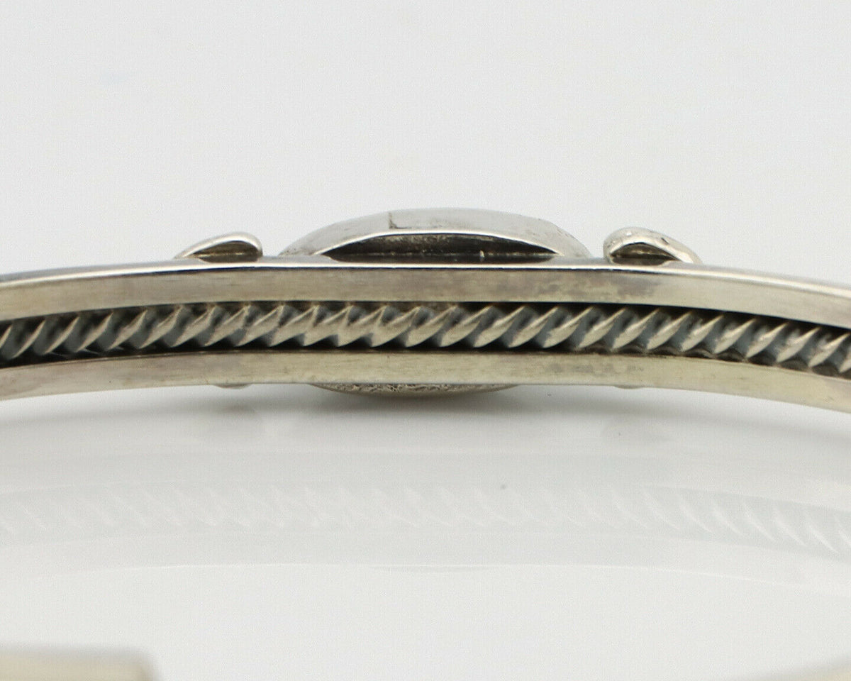 Women's Navajo .925 Silver Nevada Turquoise Artist Inca MFG Circa 1990's