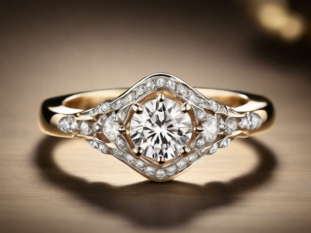 Gold & Silver Diamond Rings