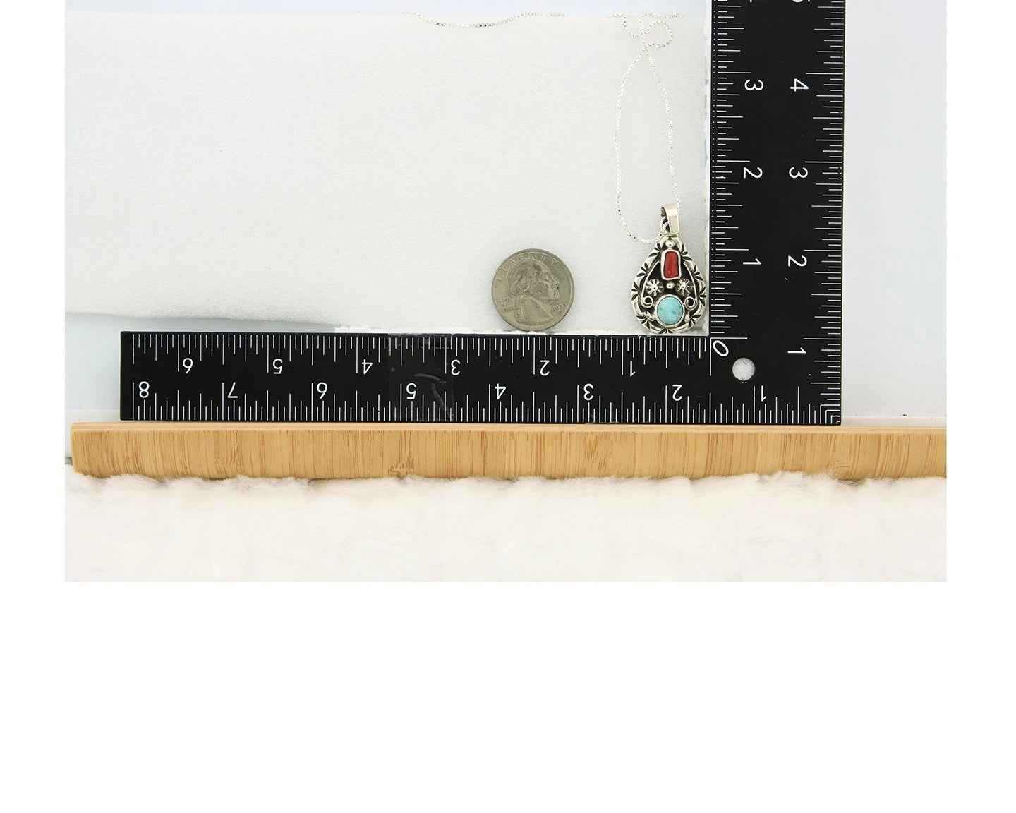 Navajo Necklace Sterling Authentic Gemstone Traditional Signed Teepee