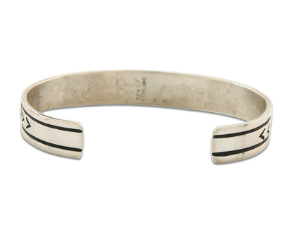 Navajo Bracelet 925 Silver & 12k Yellow Gold Filled Cuff Native American C.80's