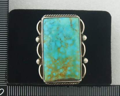 Vintage Ring 925 Sterling Authentic Turpen's Pawn Vault Turquoise Size 10