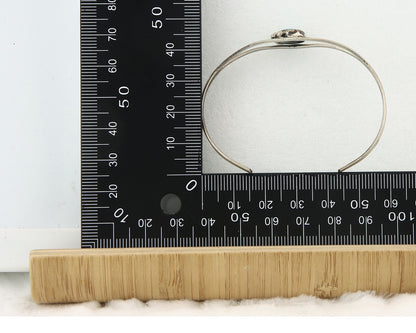 Vintage Navajo Bracelet 925 Silver Blue Turquoise Handmade Signed P