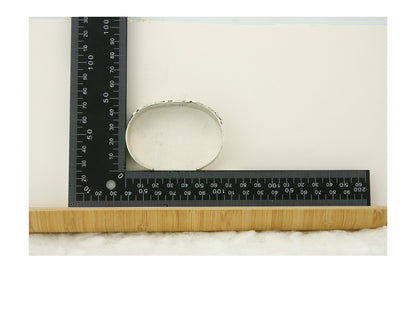 Navajo Bracelet Gold & 925 Silver Handmade 16mm Wide Artist Signed Thomas Singer