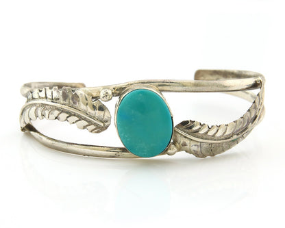 Navajo Bracelet Sterling Silver Turquoise Native American Artist Handmade