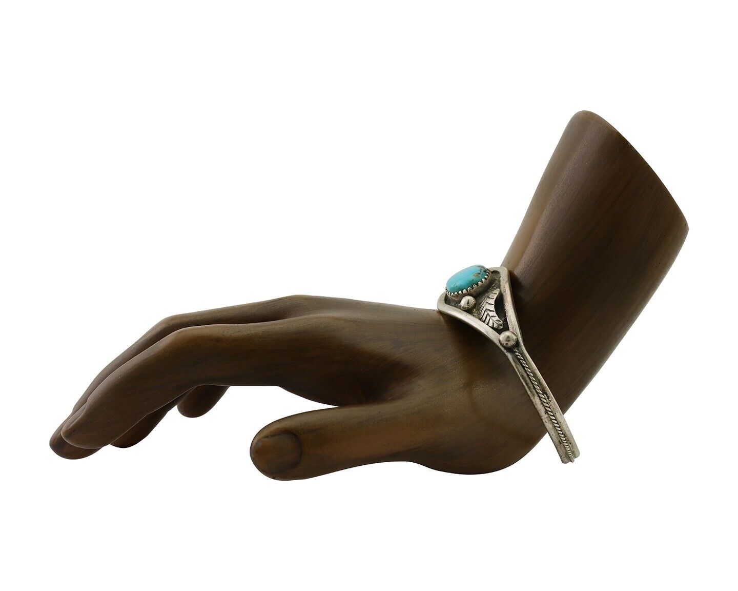 Navajo Handmade Bracelet 925 Silver Arizona Turquoise Native American C.80's