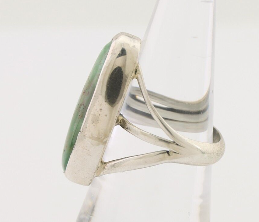 Navajo Ring 925 Silver Royston Turquoise Native American Artist C.80's