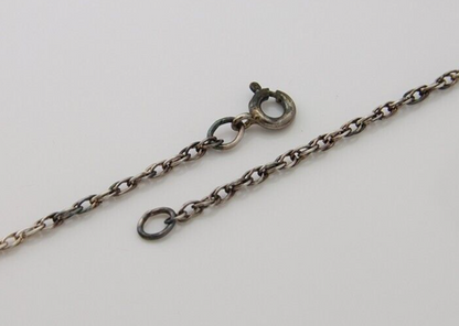 Navajo Necklace 925 Silver Natural Turquoise Native American Artist C.80's