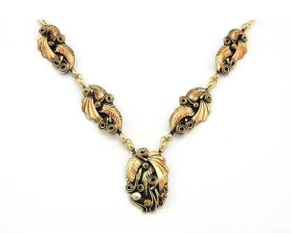 Navajo Necklace Sterling Silver & Gold Authentic Vintage Signed Justin Morris