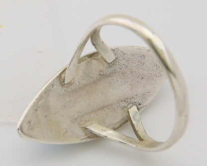 Navajo Ring 925 Silver Turquoise Shell Onyx Spiney Oyster Native Artist C.80's