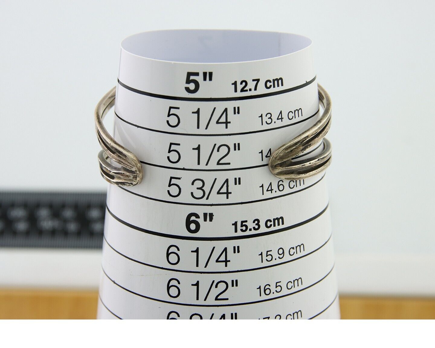 Navajo Bracelet .999 Nickel Turquoise Cuff Artist Signed C.80's