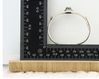 Vintage Navajo Bracelet 925 Silver Turquoise Tranditional Handmade Signed Gecko