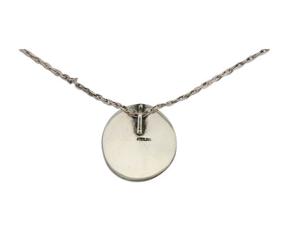 Navajo Necklace 925 Silver Natural Turquoise Native American Artist C.80's