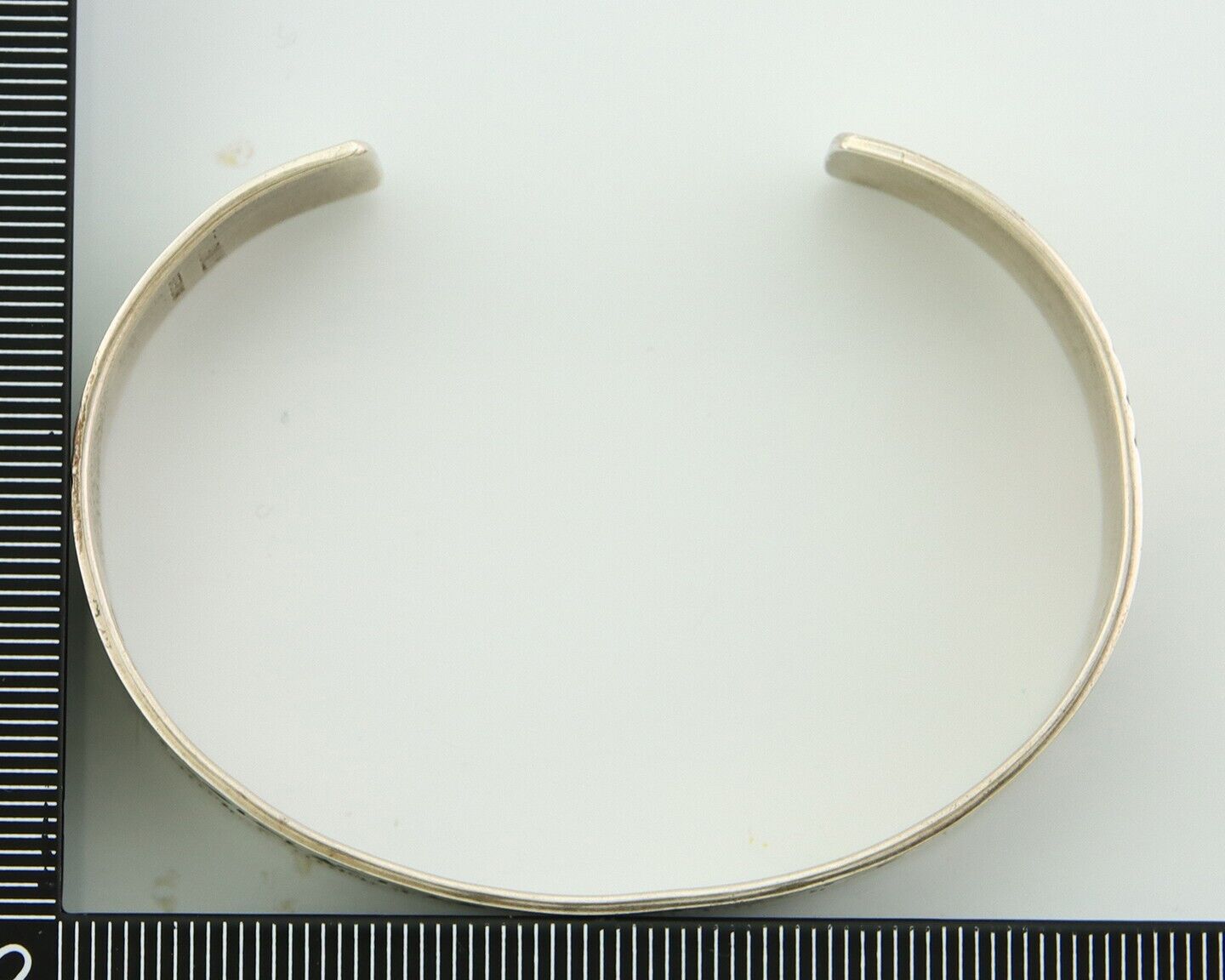 Navajo Bracelet 925 Silver Handmade Cuff Artist Signed Tom Billy C.80's