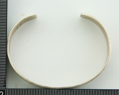 Navajo Bracelet 925 Silver Handmade Cuff Artist Signed Tom Billy C.80's