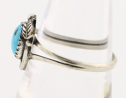 Navajo Ring 925 Silver Turquoise Artist Signed SkyStone Creations C.80's