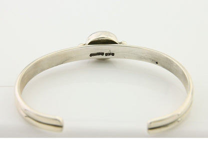 Navajo Bracelet 925 Silver Turquoise Cuff Native American Artist C.80's