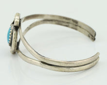 Navajo Slave Bracelet 925 Silver Natural SB Turquoise Native American C.80's
