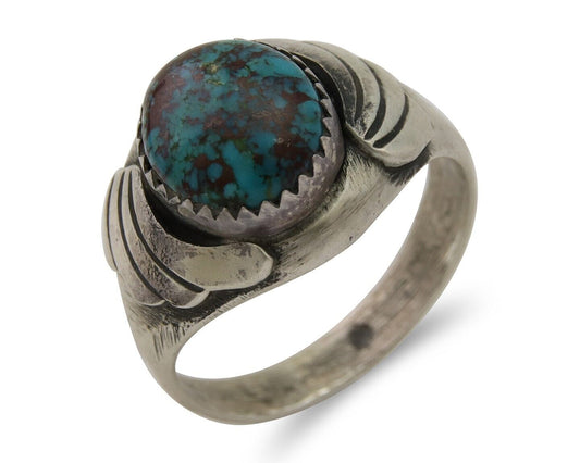Navajo Ring 925 Silver Turquoise Turpen's Pawn Vault Artist Native C.80's