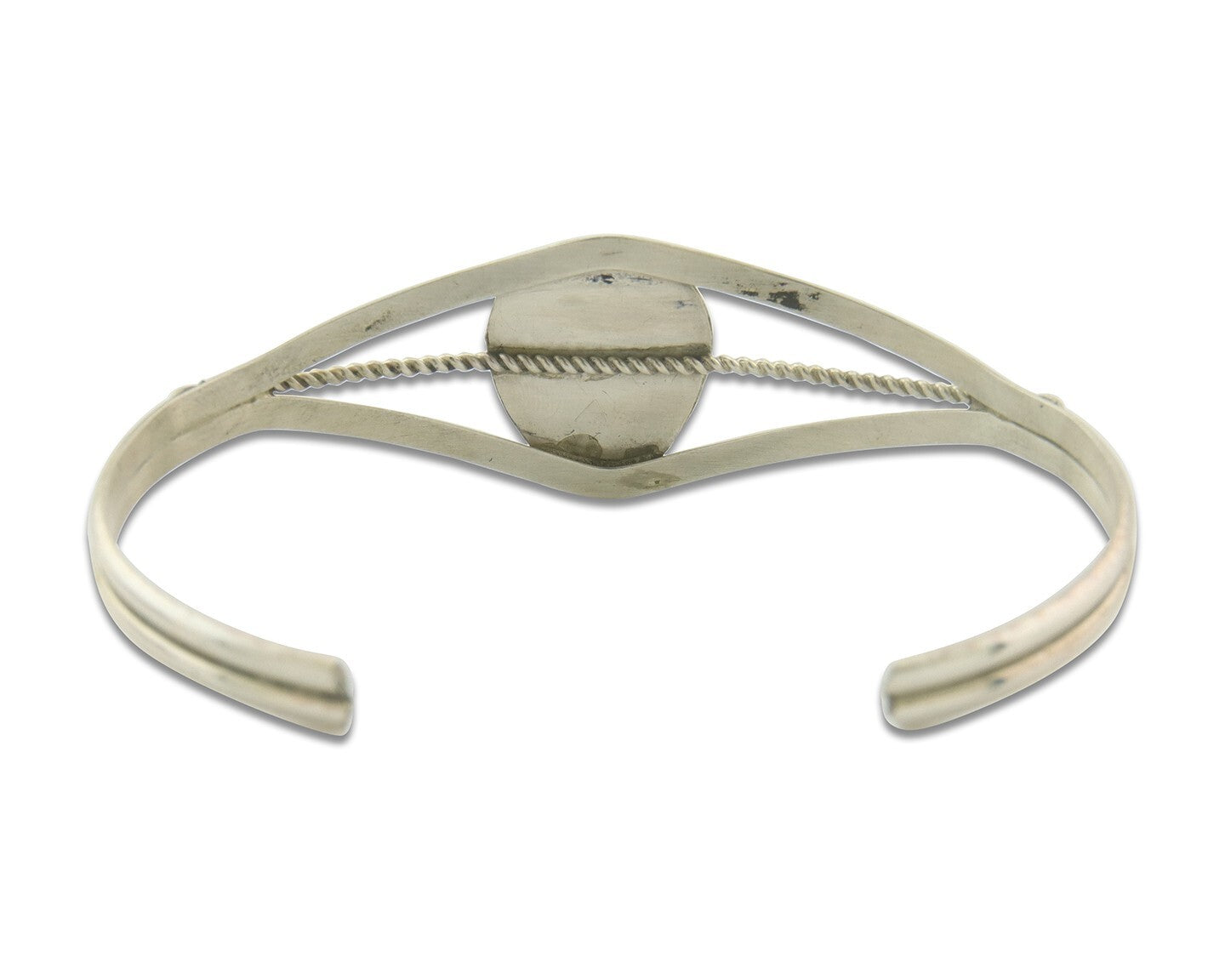 Navajo Bracelet 925 Silver Handmade Animal Claw Cuff Native American Artist C80s