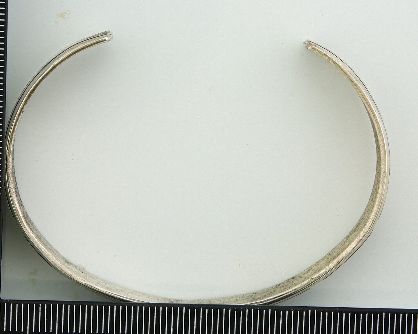 Navajo Bracelet 925 Silver Handmade Cuff Artist Signed TJB C.80's