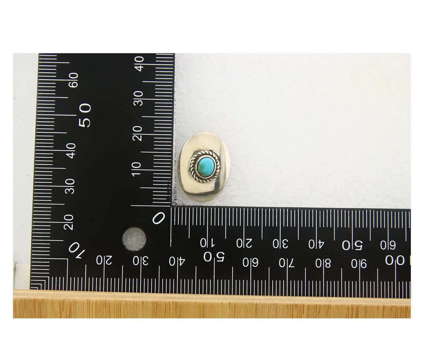 Navajo Earrings 925 Silver Handmade Natural Turquoise Signed Wilson Padila C80s