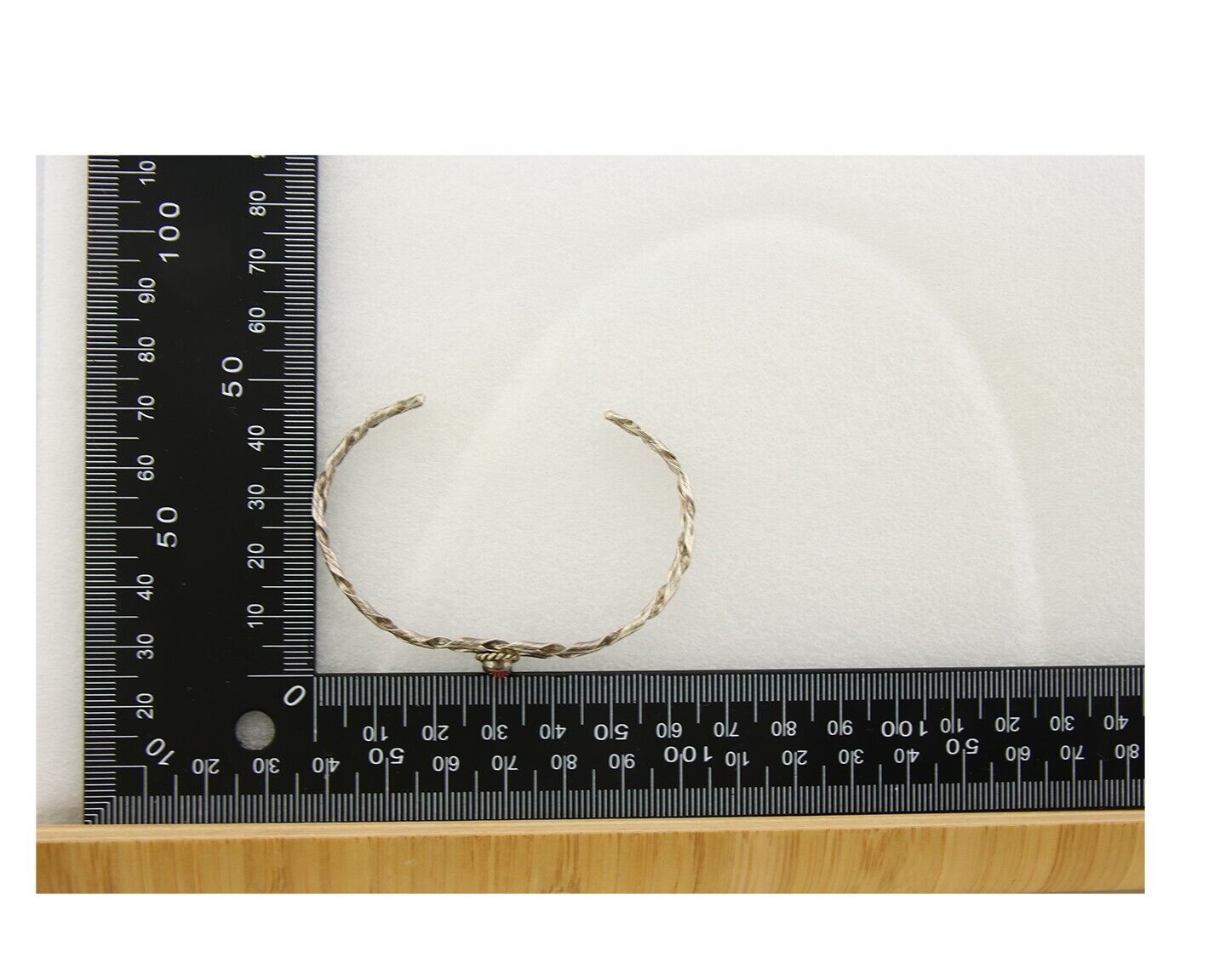 Navajo Bracelet .925 Silver Mediterranean Red Coral Cuff Native Artist C.80's