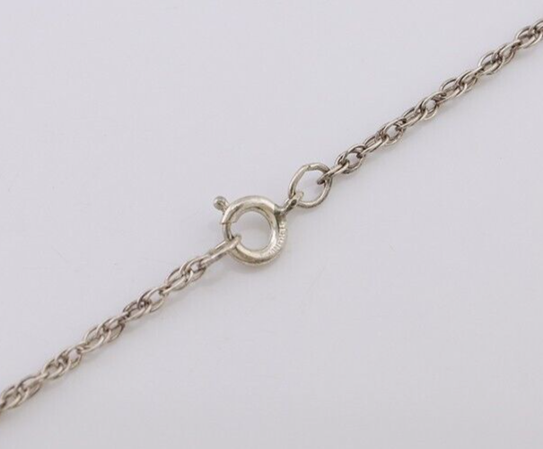 Navajo Turquoise Handmade Necklace 925 Silver Artist Signed PM C.80s