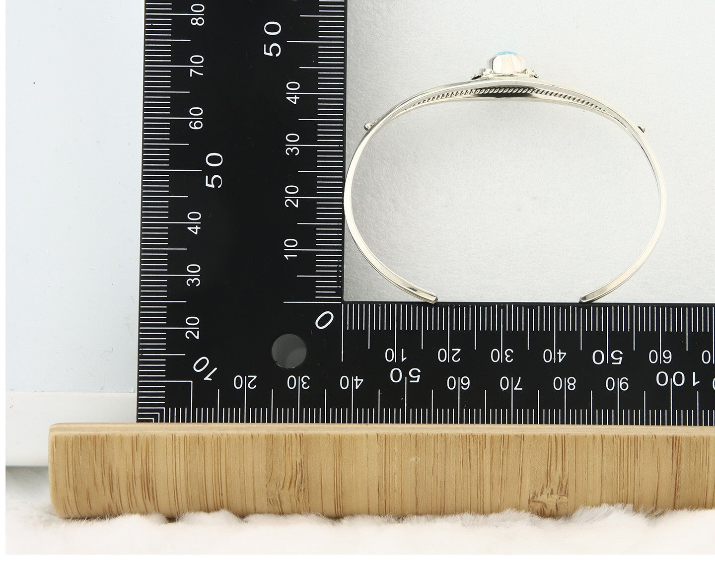 Vintage Navajo Bracelet 925 Silver Blue Turquoise Handmade