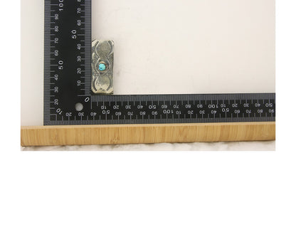 Navajo Money Clip 925 Silver & 999 Nickle Hand Stamp Native American Artist C80s