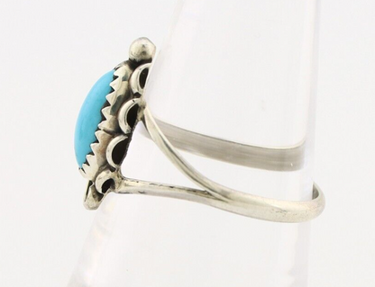 Navajo Ring 925 Silver Turquoise Artist Signed SkyStone Creations C.80's