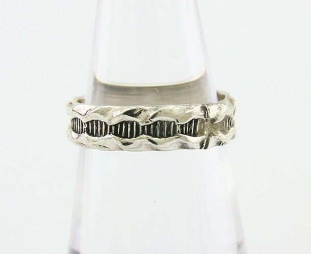 Navajo Handmade Ring 925 Silver Native American Size 5.5 C.80's