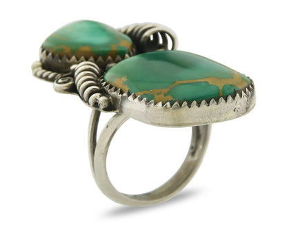 Vintage Navajo Ring 925 Sterling Silver Authentic Royston Turquoise Size 6.5