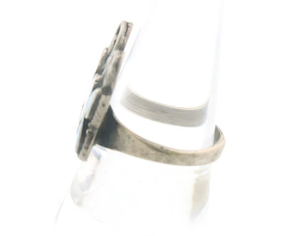 Navajo Butterfly Ring Sterling Silver Signed Size 8.0