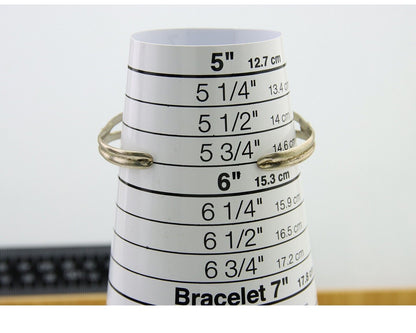 Navajo Cuff Bracelet 925 Silver Turquoise Native American Artist Handmade C.80's