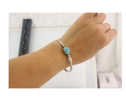 Vintage Navajo Bracelet 925 Silver Turquoise Traditional Handmade Authentic