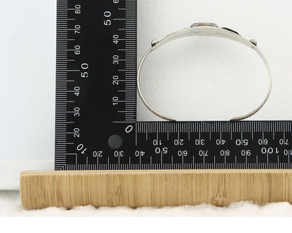 Vintage Navajo Bracelet 925 Silver Turquoise Handmade Signed GC 01 (The Turtle)