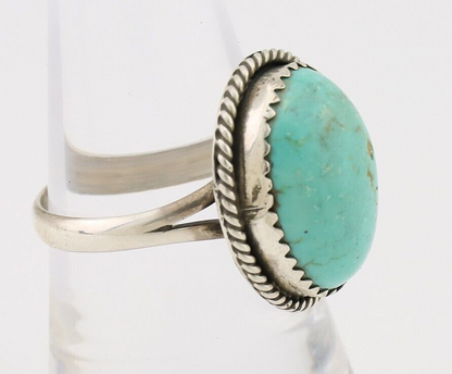 Navajo Handmade Ring 925 Silver Turquoise Native American Artist C.80's