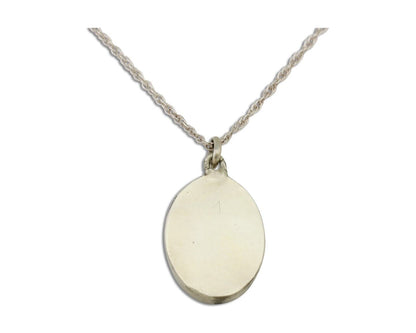 Navajo Turquoise Necklace 925 Silver Native American Artist C.80's