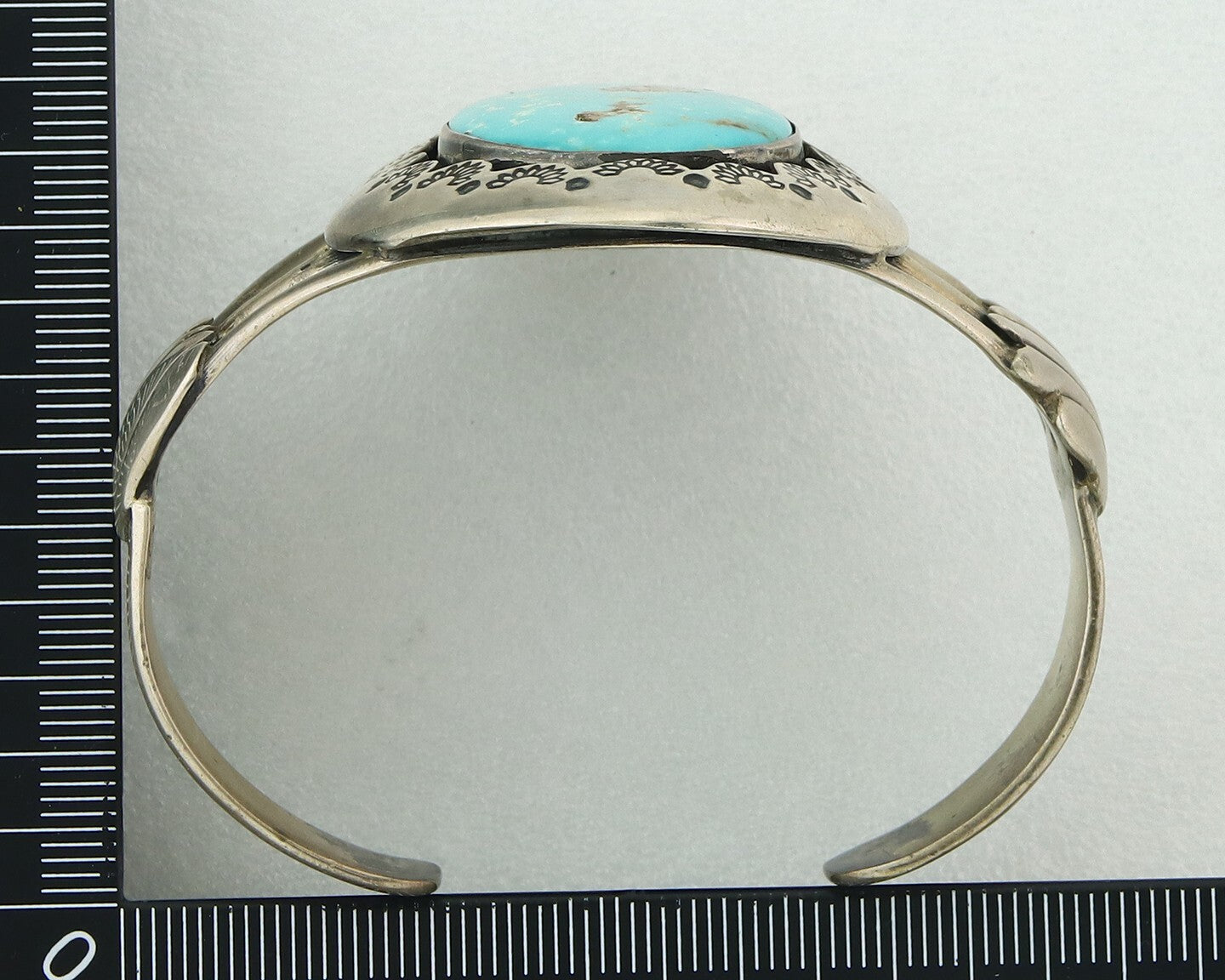 Vintage Navajo Bracelet 925 Silver Turquoise Traditional Handmade Authentic Sign