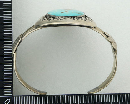 Vintage Navajo Bracelet 925 Silver Turquoise Traditional Handmade Authentic Sign